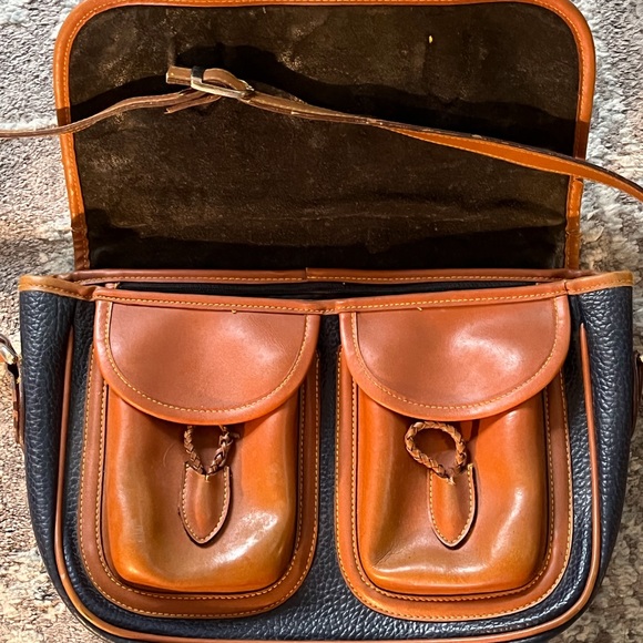 Vintage Dooney & Bourke Navy Handbag - Picture 9 of 12